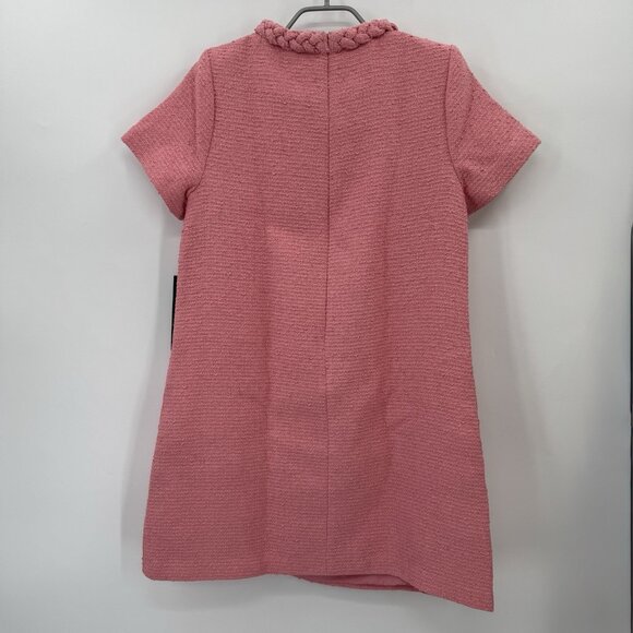 Tuckernuck Blush Peony Tweed Jackie Dress sz M Shift Mini Business Career NWT** - Picture 8 of 12